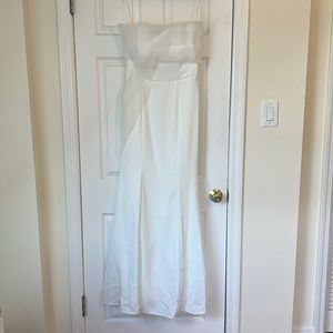 Fashion Nova - Tube Top Maxi Dress with Tulle